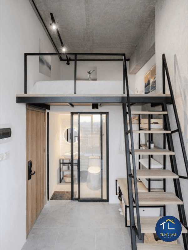gác sép lửng đẹp 