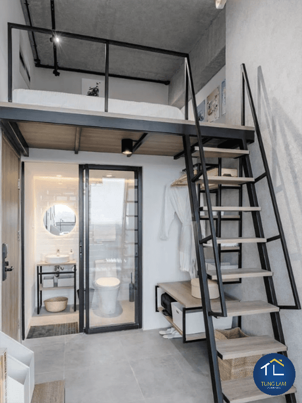 gác sép lửng đẹp 