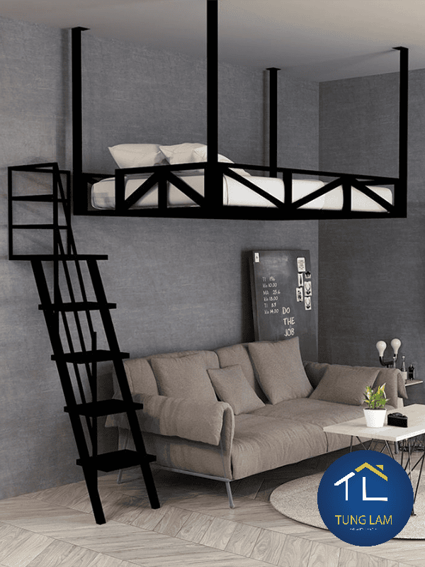 gác sép sắt đẹp