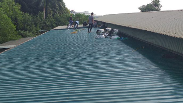 dịch vụ làm mái tôn trọn gói