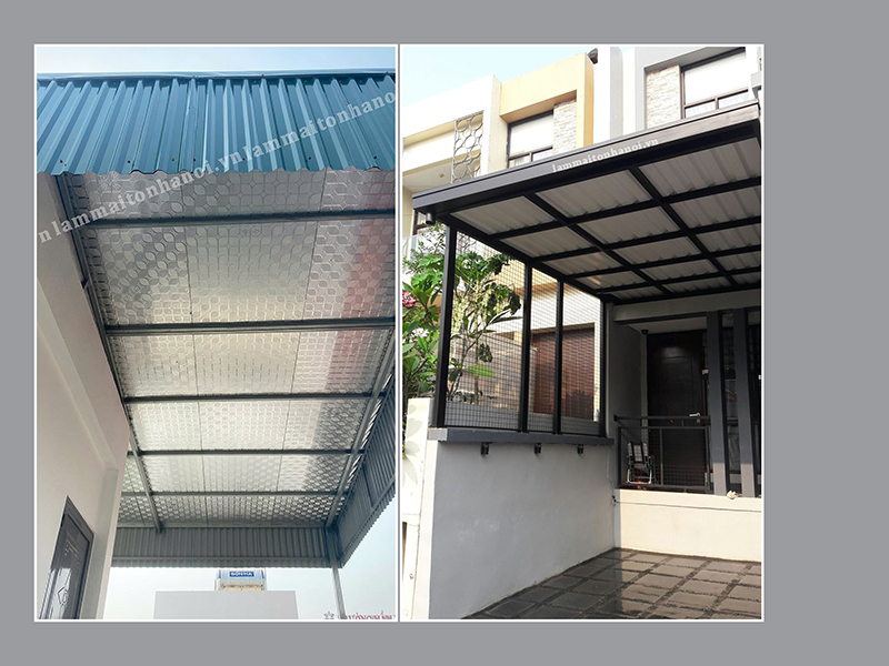 làm mái tôn chống nóng
