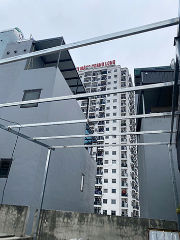 Làm mái tôn khung sắt