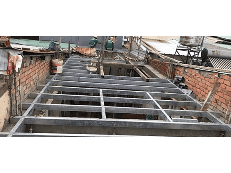 Báo Giá Nâng Sàn Khung Sắt Thép, Làm Sàn Tầng Lửng